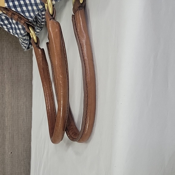 Juicy Couture Blue and White Gingham Tote Bag - Picture 6 of 12